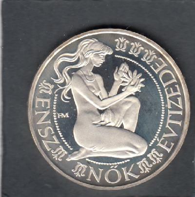 Beschrijving: 500 Forint DECADE FOR WOMAN